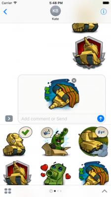 Скриншот приложения WoT Blitz Emotions - №4