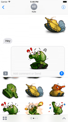 Скриншот приложения WoT Blitz Emotions - №5