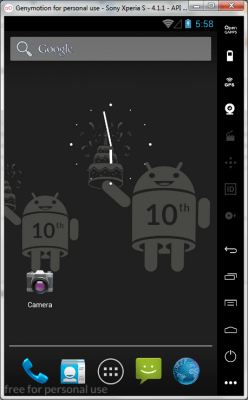 Скриншот приложения Genymotion - №1