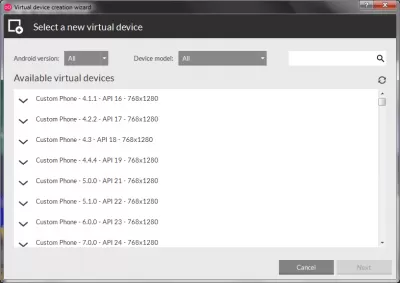 Скриншот приложения Genymotion - №3