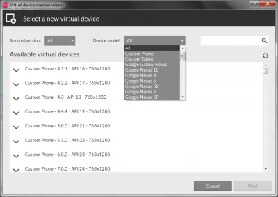 Скриншот приложения Genymotion - №4