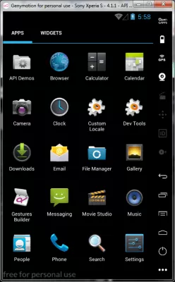 Скриншот приложения Genymotion - №6