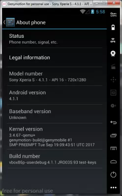 Скриншот приложения Genymotion - №7