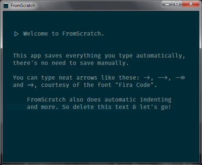 Скриншот приложения FromScratch - №2
