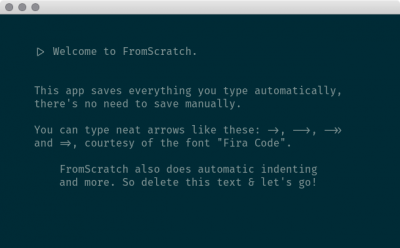 Скриншот приложения FromScratch - №1