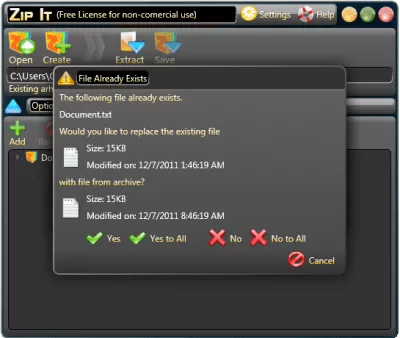 Скриншот приложения Zip It - №5