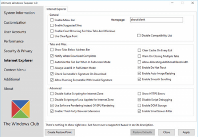 Скриншот приложения Ultimate Windows Tweaker - №8