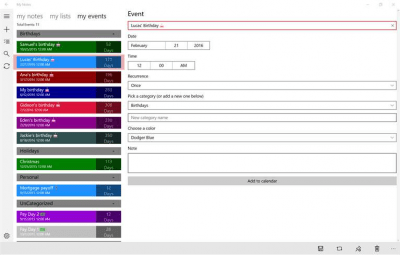 Скриншот приложения My Notes - №3