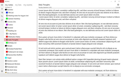 Скриншот приложения My Notes - №5