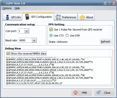 Скриншот приложения LGPSTime - №5