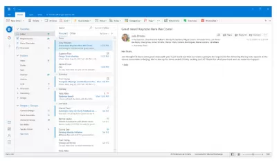 С помощью приложения microsoft outlook можно