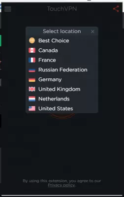 Скриншот приложения Touch VPN - №3