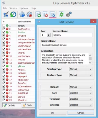 Скриншот приложения Easy Service Optimizer - №2