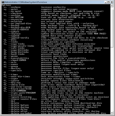 Скриншот приложения Rsync - №1