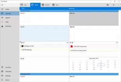 Скриншот приложения My Calendar - №3