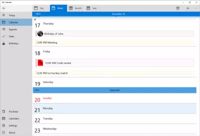 Скриншот приложения My Calendar - №4