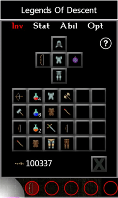 Скриншот приложения Legends Of Descent для Windows Phone - №1