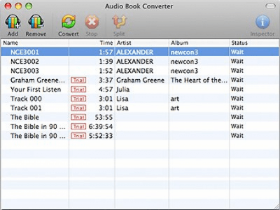 Скриншот приложения Macsome AudioBook Converter - №1