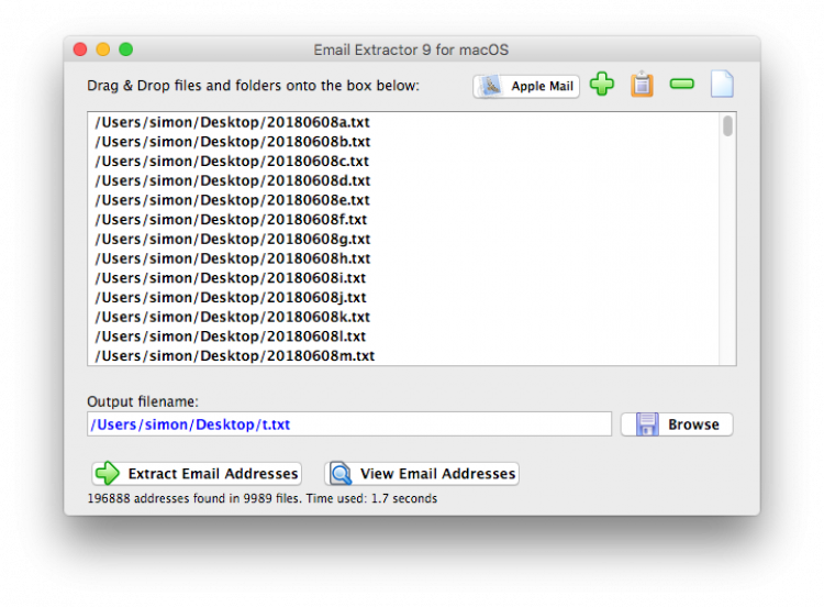 email extractor mac