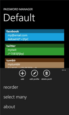 Скриншот приложения Password manager от Tomasz Wiśniewski - №4