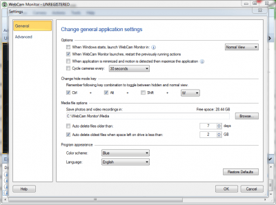 Скриншот приложения DeskShare WebCam Monitor - №2