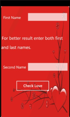 Скриншот приложения Prototype Interactive Love Calculator - №1