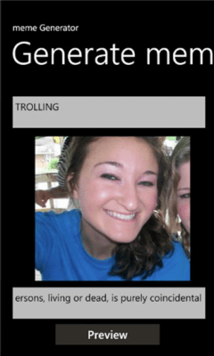 Скриншот приложения Meme Generator для Windows Phone - №3