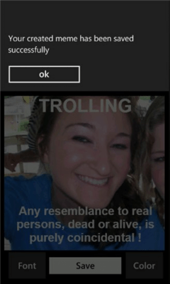 Скриншот приложения Meme Generator для Windows Phone - №5