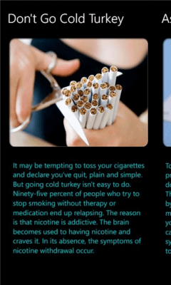 Скриншот приложения Quit Smoking от Prototype Interactive - №2