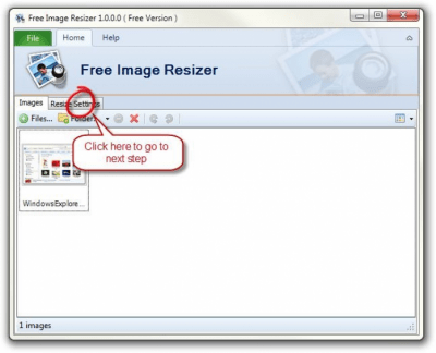 Скриншот приложения iWesoft Free Image Resizer - №1