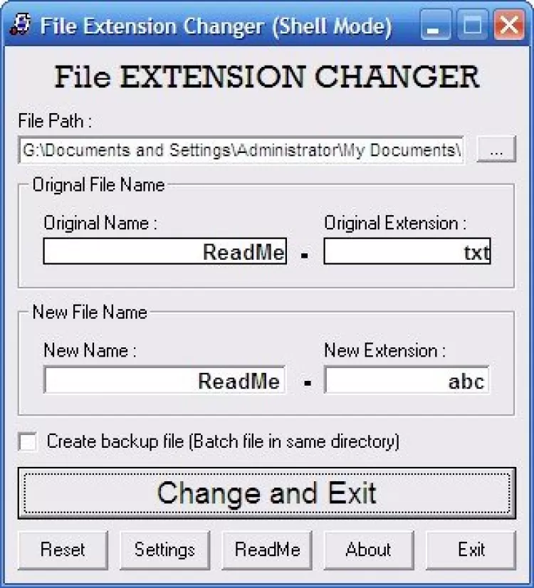 Addon file. File Extension. File Changer. Пример Fileinfo.Extension. Data file Changer.