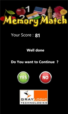 Скриншот приложения GRAYLOGIC Memory Match - №7