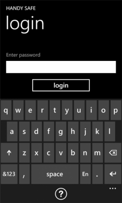 Скриншот приложения Handy Safe для Windows Phone - №7