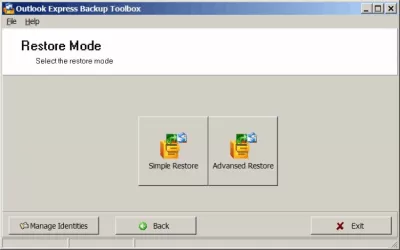 Скриншот приложения Outlook Express Backup Toolbox - №6