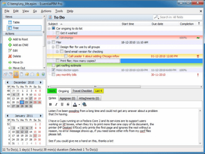 Скриншот приложения EssentialPIM Pro - №3