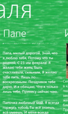Скриншот приложения С 23 февраля для Windows Phone - №3