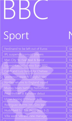 Скриншот приложения BBC Windows Phone - №1