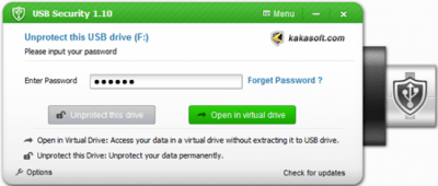 Скриншот приложения USB Security - №2