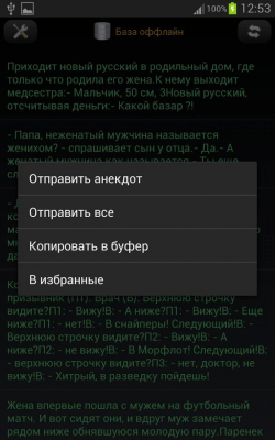 Скриншот приложения IVolk Анекдоты - №7