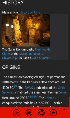 Скриншот приложения Wikipedia от Rudy Huyn - №3