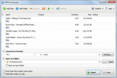 Скриншот приложения Tomabo MP4 Converter - №2