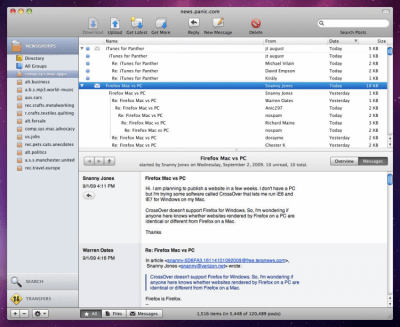 Скриншот приложения Unison от Panic - №3