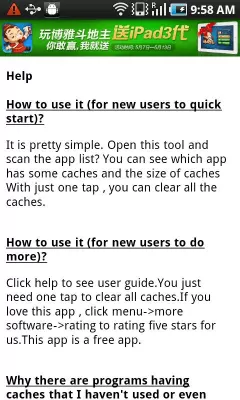 Скриншот приложения App Cache Cleaner - №2