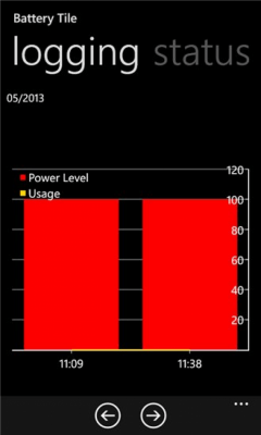 Скриншот приложения Battery Tile Windows Phone - №1