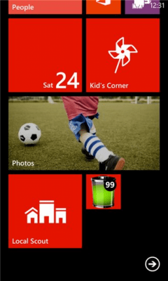 Скриншот приложения Battery Tile Windows Phone - №2