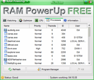 Скриншот приложения RAM PowerUp - №2