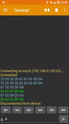 Скриншот приложения Serial WiFi Terminal - №2