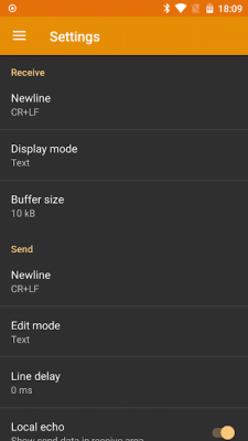 Скриншот приложения Serial WiFi Terminal - №7