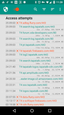 Скриншот приложения NetGuard - no-root firewall - №3