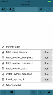 Скриншот приложения Мобильный C [ C/C++ Compiler ] free - №1